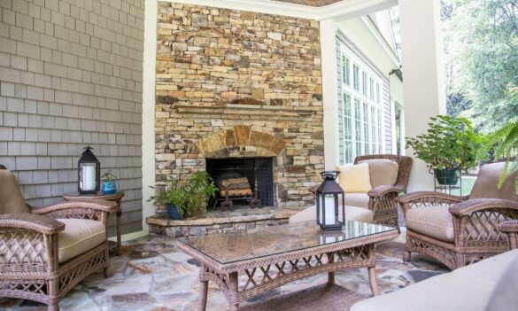 Outdoor Fireplace